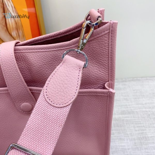 hermes evelyne iii 29 bag pink with silvertoned hardware for women womens shoulder and crossbody bags 114in29cm buzzbify 1 7