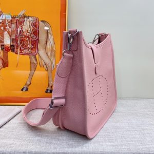 hermes evelyne iii 29 bag pink with silvertoned hardware for women womens shoulder and crossbody bags 114in29cm buzzbify 1 8