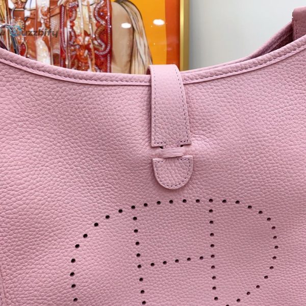 hermes evelyne iii 29 bag pink with silvertoned hardware for women womens shoulder and crossbody bags 114in29cm buzzbify 1 12