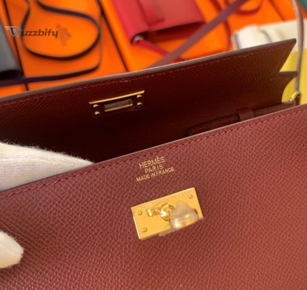 hermes kelly wallet to go woc epsom wine for women womens wallet 83in21cm buzzbify 1 3