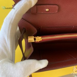 hermes kelly wallet to go woc epsom wine for women womens wallet 83in21cm buzzbify 1 7