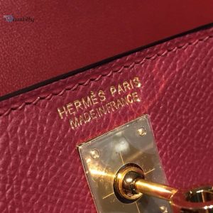 hermes mini kelly burgundy for women gold toned hardware 75in19cm buzzbify 1 11