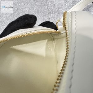 celine trapeze crossbody oval purse cuir triomphe white for women 6in16cm buzzbify 1