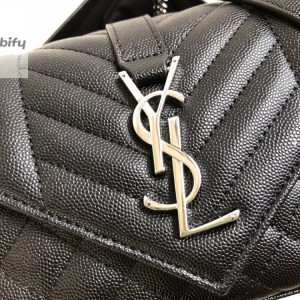 saint laurent envelope small bag in mix matelasse grain de poudre black for women 82in21cm ysl 600195bow921000 buzzbify 1