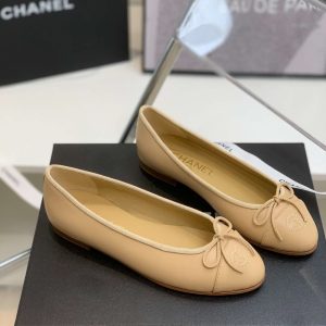 step up your style game with creamy chanel ballet flats buzzbify 1