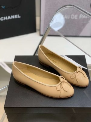 step up your style game with creamy chanel ballet flats buzzbify 1