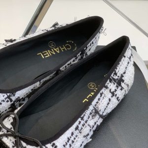 step into style chanel ballet flats in white buzzbify 1
