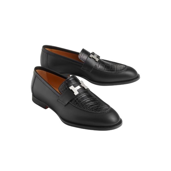 hermes honoer loafer noir buzzbifycom 3