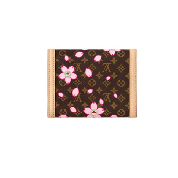 louis vuitton lv x tm victorine wallet sakura brown buzzbifycom 4