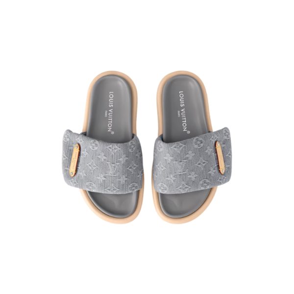 Louis Vuitton Pool Pillow Flat Comfort Mule - Grey