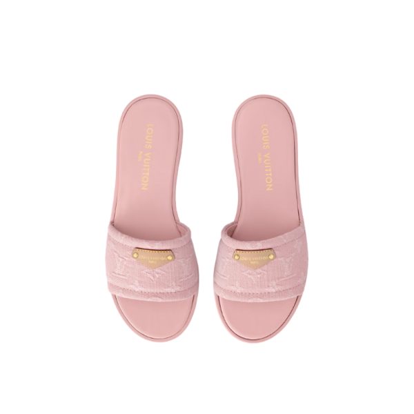 Louis Vuitton Lily Flat Mule - Pink