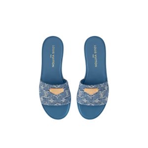 Louis Vuitton Lily Flat Mule - Blue