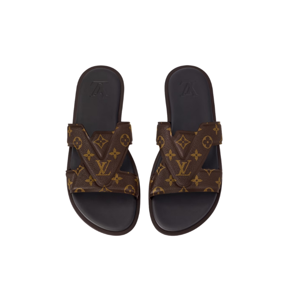 Louis Vuitton Oasis Mule Monogram - Ebene Louis Vuitton Oasis Mule Monogram - Ebene