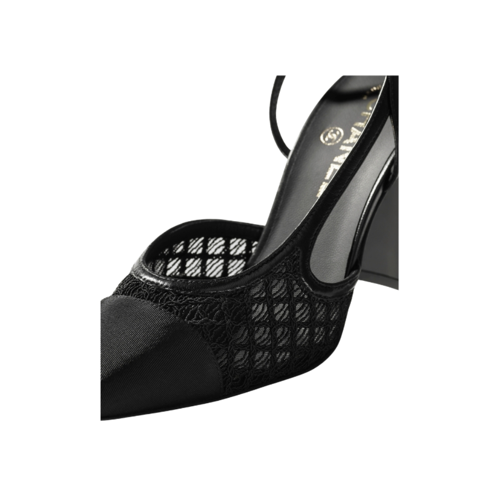 Chanel Slingbacks - Black