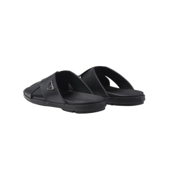 prada crossbody Crisscross Slides - Black