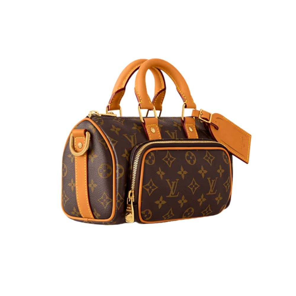 Louis Vuitton Keepall Cargo 25 Bag - Monogram Brown