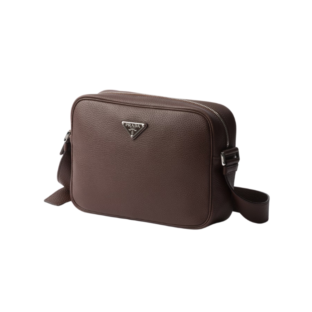 Prada Leather Shoulder Bag - Sienna