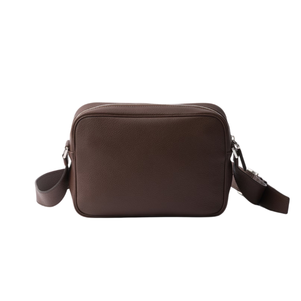 Prada Leather Shoulder Bag - Sienna