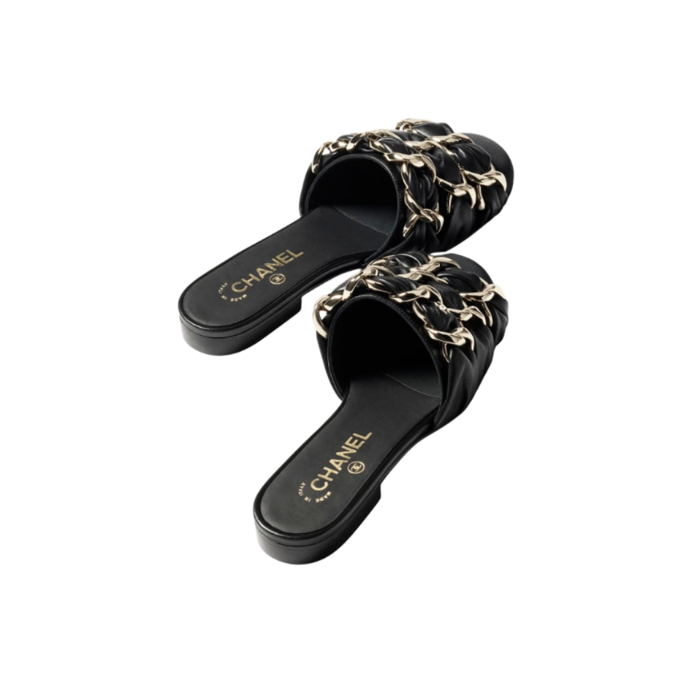 Chanel Mules Black 15mm