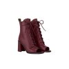Louis Vuitton Berlin Open Toe Ankle Boot – Bordeaux Red