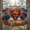 Chicago Bears National Football League Game Day Glitter Suncatcher