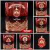 Delta Sigma Theta Sorority Personalized Whiskey Glass with Custom Name and Chapter