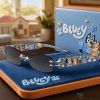 Bluey And Bingo Cartoon Character Kids Rimless Sunglasses