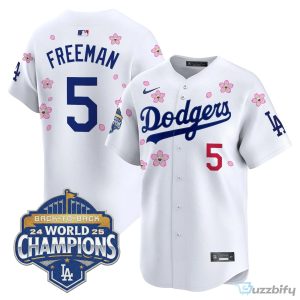 Los Angeles Dodgers Shohei Ohtani 2025 Back-To-Back World Champions Tokyo Series Baseball Jersey