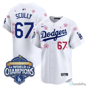 Los Angeles Dodgers Shohei Ohtani 2025 Back-To-Back World Champions Tokyo Series Baseball Jersey