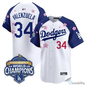 Los Angeles Dodgers Shohei Ohtani 2025 Back-To-Back World Champions Tokyo Series Baseball Jersey