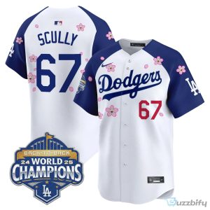 Los Angeles Dodgers Shohei Ohtani 2025 Back-To-Back World Champions Tokyo Series Baseball Jersey