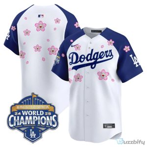 Los Angeles Dodgers Shohei Ohtani 2025 Back-To-Back World Champions Tokyo Series Baseball Jersey