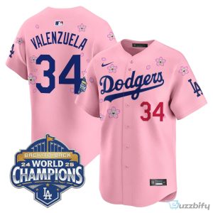 Los Angeles Dodgers Shohei Ohtani 2025 Back-To-Back World Champions Tokyo Series Baseball Jersey