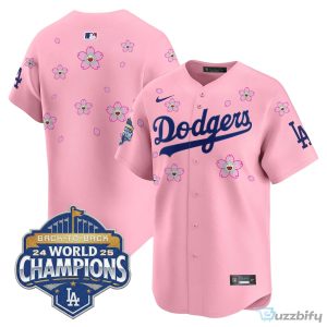 Los Angeles Dodgers Shohei Ohtani 2025 Back-To-Back World Champions Tokyo Series Baseball Jersey