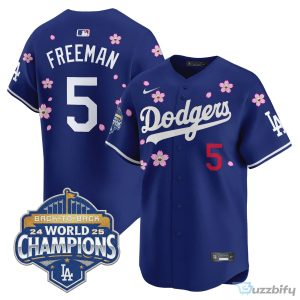 Los Angeles Dodgers Shohei Ohtani 2025 Back-To-Back World Champions Tokyo Series Baseball Jersey