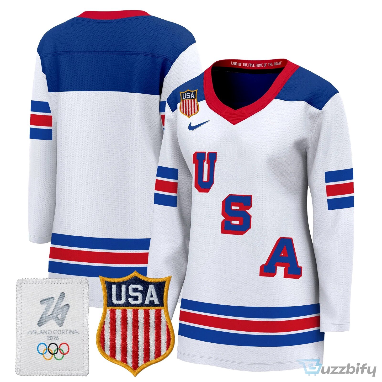 Connor Hellebuyck United States of America 2026 Milano Cortina Olympic Hockey Jersey