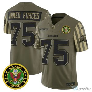 Tampa Bay Buccaneers Baker Mayfield United States Navy Veteran Football Jersey