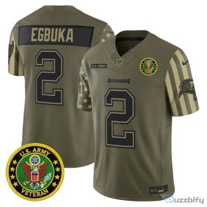 Tampa Bay Buccaneers Baker Mayfield United States Navy Veteran Football Jersey