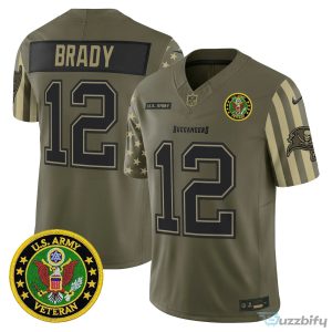 Tampa Bay Buccaneers Baker Mayfield United States Navy Veteran Football Jersey