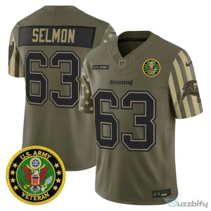 Tampa Bay Buccaneers Baker Mayfield United States Navy Veteran Football Jersey