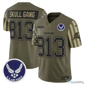 Tampa Bay Buccaneers Baker Mayfield United States Navy Veteran Football Jersey