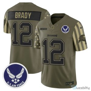 Tampa Bay Buccaneers Baker Mayfield United States Navy Veteran Football Jersey