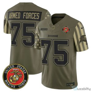 Tampa Bay Buccaneers Baker Mayfield United States Navy Veteran Football Jersey