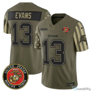 Tampa Bay Buccaneers Baker Mayfield United States Navy Veteran Football Jersey