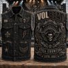 Volbeat Still Counting Estd 2001 Black Denim Vest with Embroidered Patches