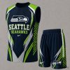 Seattle Seahawks Football Team Tank Top and Shorts Set