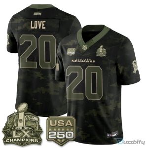 Seattle Seahawks Jaxon Smith-Njigba Salute To Service Football Jersey