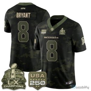 Seattle Seahawks Jaxon Smith-Njigba Salute To Service Football Jersey
