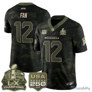 Seattle Seahawks Jaxon Smith-Njigba Salute To Service Football Jersey