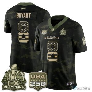Seattle Seahawks Jaxon Smith-Njigba Salute To Service Football Jersey